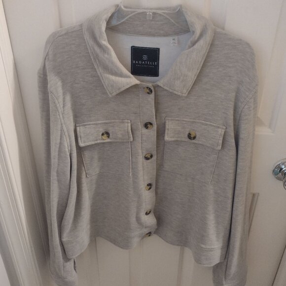 Women's XL button down shirt or light jacket - Bagatelle - Picture 1 of 3